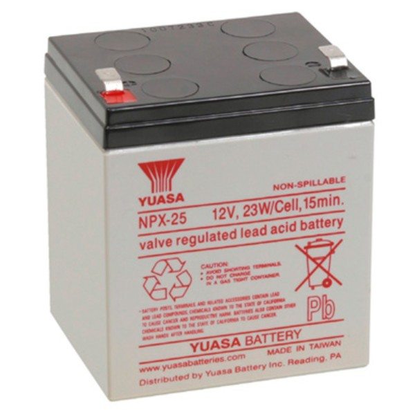 Batería 12v/5Ah Marca YUASA Modelo NPX-25
