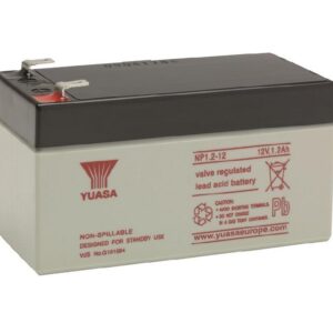Batería 12v/1.2Ah Marca YUASA Modelo NP1.2-12