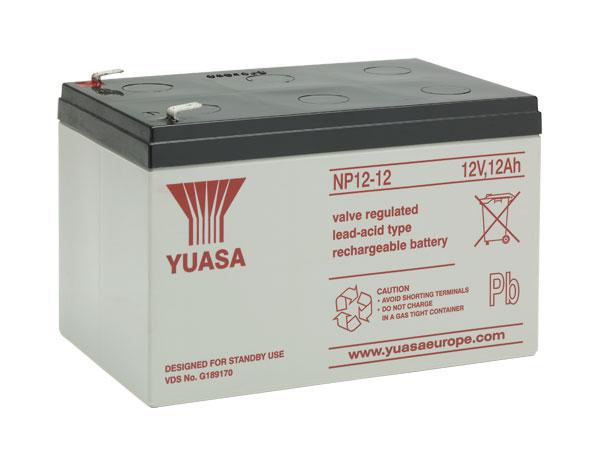 Batería 12v/12Ah Marca YUASA Modelo NP12-12