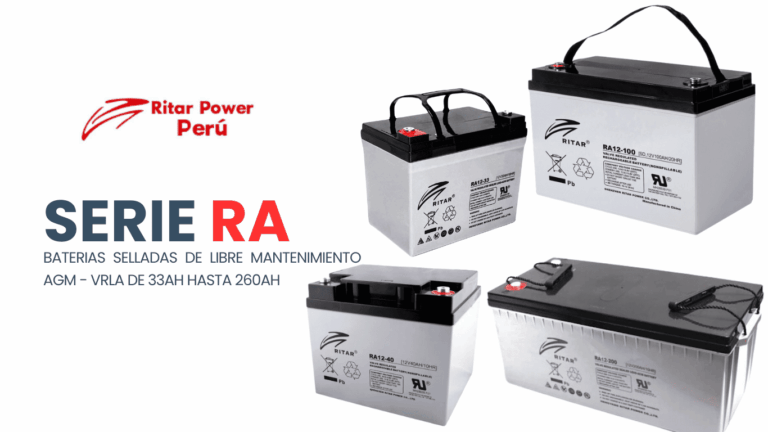 Importador de baterías ritar en Perú
